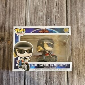 $8 SALE!! Captain Marvel Pop! Rides Figure In Box